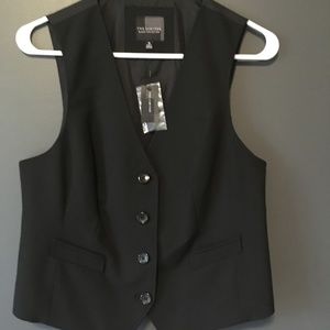 The Limited Black Collection Suit Style Vest W.Med